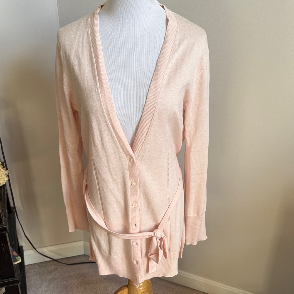 Banana Republic Factory Pink Cardigan Sweater